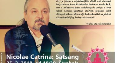 Otevřený satsang s Adinathanandou (Nicolae Catrinou)